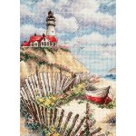 (image for) Gold Petites Cliffside Beacon Counted Cross Stitch Kit